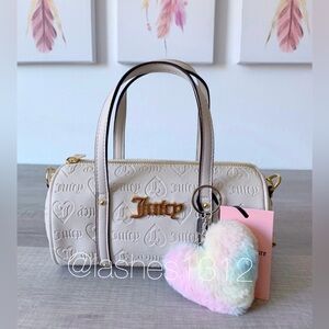 JUICY COUTURE Bag Mini Barrel Crossbody - Cream